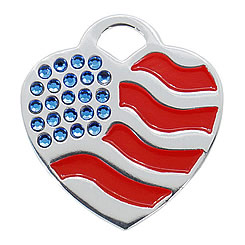 Aluminum-Swarovski-Pet-ID-Tag-USA-Flag-Heart-FulgorDesign